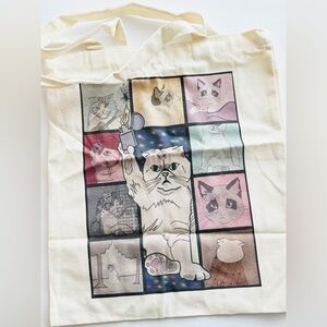 Taylor Swift Eras Cat Tote Bag Taylor’s Kitties Book Bag